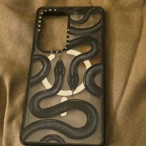 Casetify Black Snake Pattern Case